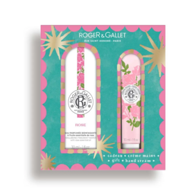 Roger & Gallet Rose Coffret Eau Parfumée Bienfaisante 30 ml + Crème Mains 30 ml — Parfum & soin mains