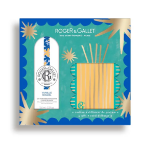 Roger & Gallet Vanille Soleil Coffret Eau Parfumée 100 ml + Diffuseur de Parfum coffret parfumé solaire