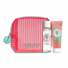 Roger & Gallet trousse été fleur de figuier – coffret voyage parfum et gel douche