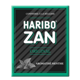 Haribo Zan Menthe - Pain de réglisse mentholé 12 g