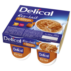 Riz au Lait Caramel Pointe de Sel - Lot de 4 x 200 g 