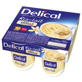 Riz au Lait Vanille - Lots de 4 x 200 g