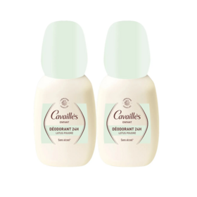 Cavaillès déodorant enfant lotus poudré spray 2x75 ml — protection premières transpirations