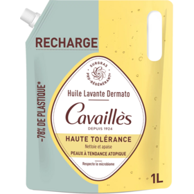 Cavaillès recharge huile lavante dermato UHT 1l – eco-recharge lavante peaux atopiques
