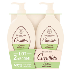 Cavaillès Intime Soin Lavant Hydratant Sécheresse 2x500ml hygiène intime douceur