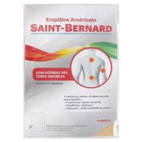 SAINT-BERNARD - Emplâtre Américain 190 x 300 mm - 1 unité