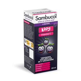 Sambucol Sirops pour enfant - Sireau noir Kids - Défenses natuelles 120 ml