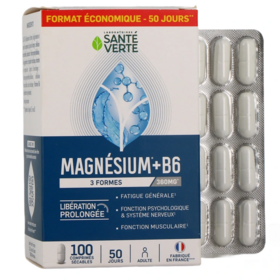 Santé Verte Magnésium + B6 360 mg 100 comprimés – fatigue et équilibre nerveux