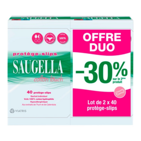 Saugella Cotton Touch Protège Slips 2 x 40 protèges slips
