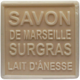 Savon de Marseille Surgras Solide au Lait d'Anesse - 100 g