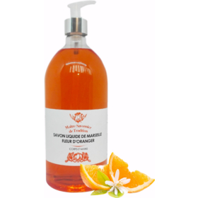 Savon Liquide de Marseille Fleur d'Oranger - 1 litre