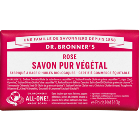 Savon Pur Végétal Solide Rose - 140 g