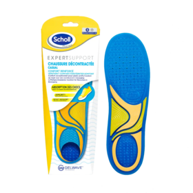 Scholl ExpertSupport Semelles Chaussures décontractées taille S 35,5-40,5 — 1 paire confort quotidien et technologie GelWave