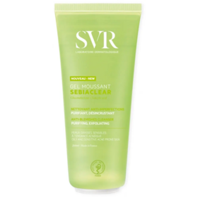 SVR Sebiaclear Gel Moussant Nettoyant Sans savon purifiant et désincrustant 200 ml