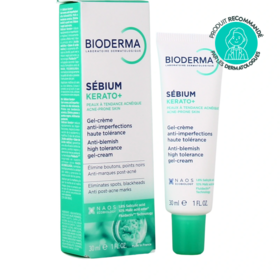 Bioderma Sébium Kerato+ gel-crème anti-imperfections peaux acnéiques — 30 ml