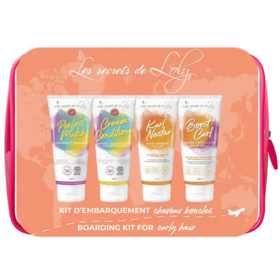 Les Secrets de Loly Trousse Voyage Cheveux Ondulés routine wavy 4 soins 100ml