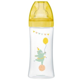 SENSATION+ - Biberon 6 Mois et + Jaune Débit 3 - 330 ml