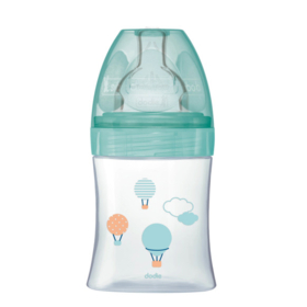 SENSATION+ - Biberon Anti-Colique Air 0 - 6 mois - Tétine Plate Débit 1 - 150 ml 
