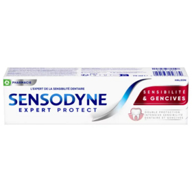 Sensodyne Expert Protect sensibilité et gencives 75 ml – dentifrice dents sensibles