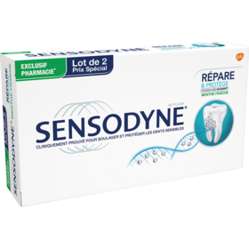 SENSODYNE Dentifrice Répare et Protège - Lots de 2 x 75 ml