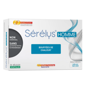Serelys Homme Bouffees de chaleur 30 gélules végétales