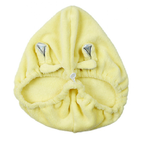 Serviette Magique Cheveux Microfibre Enfant - Girafe Jaune - 1 unité