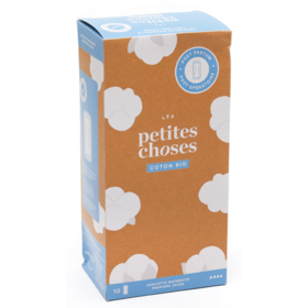 Serviette Maternité Premiers Jours Post-Partum Post Opératoire - Coton Bio - 10 Serviettes