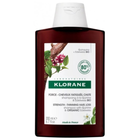 Shampoing à la Quinine & Edelweiss Bio - Force Cheveux Fatigués, Chute 200 ml