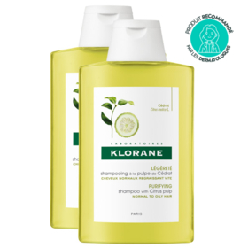 Shampooing à la Pulpe de Cédrat Légèreté - Lot de 2 x 400 ml