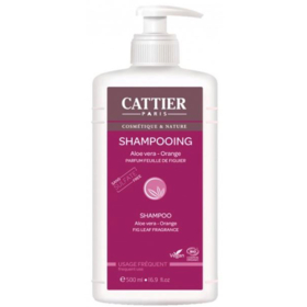 Shampooing Aloe Vera Orange Bio - Sans Sulfate - 500 ml