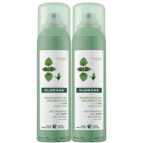 Shampooing Sec à l'Ortie Séboréducteur Spray - Lot de 2 x 150 ml 