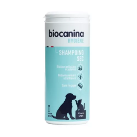 Biocanina Hygiène Shampooing Sec Chien et Chat 75 g – Nettoyage sans eau