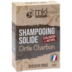 Shampooing Solide à l'Ortie Charbon - Cheveux Gras - 65 g