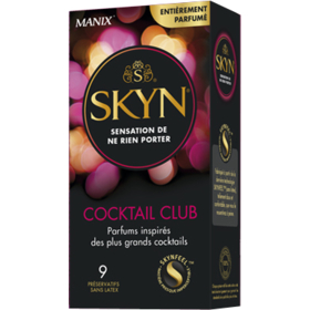 SKYN - Cocktail Club - 9 préservatifs SANS LATEX