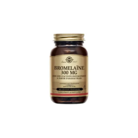 Solgar Bromélaïne 300 mg 60 gélules végétales – confort digestif et circulation – enzyme naturelle d'ananas