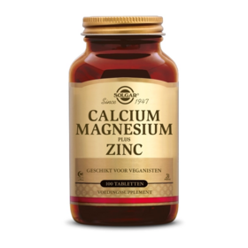 Solgar Calcium Magnésium Plus Zinc 100 comprimés
