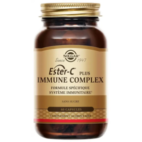 Solgar Ester-C Plus complexe immunitaire 60 capsules — soutien défenses naturelles