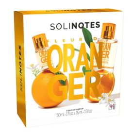Solinotes Coffret Fleur d'Oranger Eau de Parfum Végan 50 ml + 15 ml offert