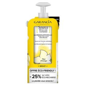 Garancia SOURCE MICELLAIRE ENCHANTÉE - Fleur d'Oranger 400 ml + Eco-Recharge 400 ml