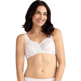 Soutien-Gorge Jasmin sans armatures Blanc - Taille 80, bonnet B