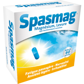 SPASMAG - Supplémentation en Magnésium - 60 gélules