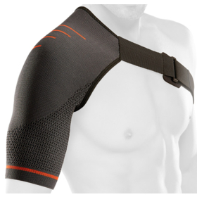 SPORT - Epaulière Elastique Noire Bilatérale - Taille 2