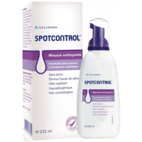 SPOTCONTROL - Mousse Nettoyante visage corps - 235 ml