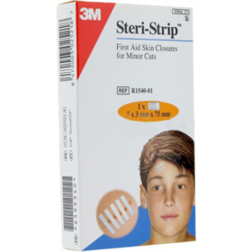 Stéri-Strip Bandelettes Adhésives Suture 3 mm x 75 mm - 5 bandelettes