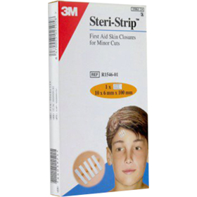 Stéri-Strip Bandelettes Adhésives Suture 6 mm x 100 mm - 10 bandelettes