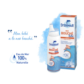 Sterimar Nez bouché bébé Cuivre Hypertonique 50 ml