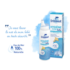 Stérimar Quotidien Hygiène du nez bébé spray a l'eau de mer 100 ml