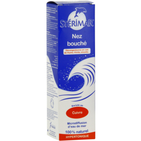 STERIMAR Spray Nasal Hypertonique Nez Bouché - 100 ml