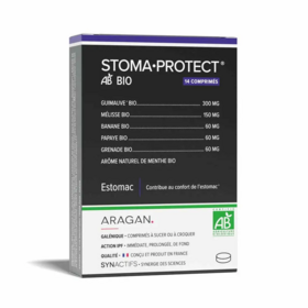 StomaProtect BIO Aragan estomac 14 comprimés à sucer ou à croquer - Protection gastrique et confort digestif