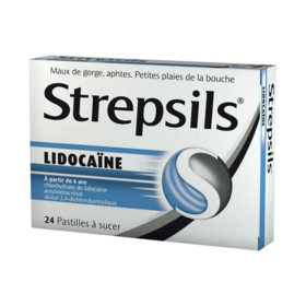Strepsils Lidocaïne 24 pastilles